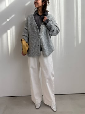 「CROSS FUNCTION（クロスファンクション）のアイテム」を使った、ECスタッフさん（レディース・165cm）の冬コーディネート