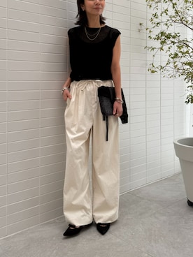 ECスタッフさん（レディース・165cm）の春コーディネート