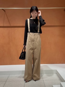 「Drawing Numbers（ドローイング ナンバーズ）のアイテム（トップス）」を使った、gotoさん（レディース・159cm）の春コーディネート