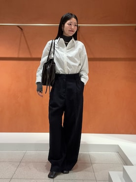 「アイテム（チョーカー）」を使った、gotoさん（レディース・159cm）の秋コーディネート