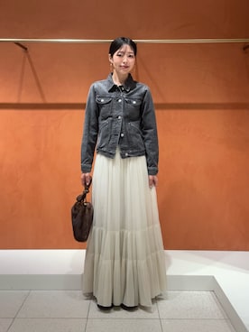 「THE PAUSE（ザ ポーズ）のアイテム」を使った、gotoさん（レディース・159cm）の冬コーディネート