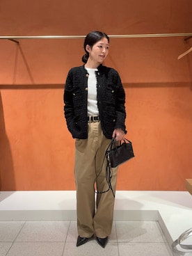 「ツイード」｜gotoさん（レディース・159cm）の秋コーディネート