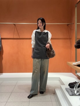「アイテム（その他トップス）」を使った、gotoさん（レディース・159cm）の秋コーディネート
