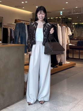 「THE PAUSE（ザ ポーズ）のアイテム（トップス）」を使った、gotoさん（レディース・159cm）の春コーディネート