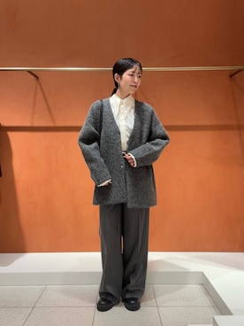 「レディースファッション」｜「アイテム（スラックス）」を使った、gotoさん（レディース・159cm）の秋コーディネート