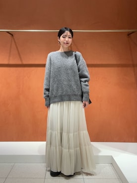 「THE PAUSE（ザ ポーズ）のアイテム」を使った、gotoさん（レディース・159cm）の冬コーディネート