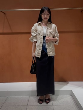 「THE PAUSE（ザ ポーズ）のアイテム」を使った、gotoさん（レディース・159cm）の春コーディネート