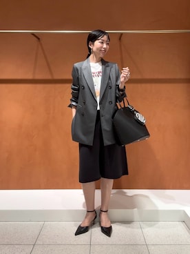 「Drawing Numbers（ドローイング ナンバーズ）のアイテム」を使った、gotoさん（レディース・159cm）の夏コーディネート