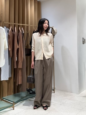 「ベージュコーデ」｜gotoさん（レディース・159cm）の夏コーディネート