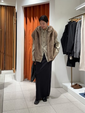 「アイテム（その他アウター）」を使った、gotoさん（レディース・159cm）の秋コーディネート