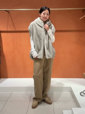 「アイテム（その他アウター）」を使った、gotoさん（レディース・159cm）の秋コーディネート