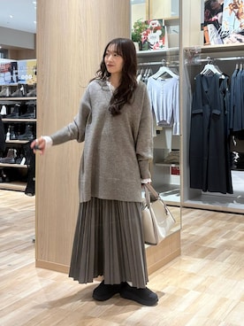 「アイテム（その他シューズ）」を使った、cossyさん（レディース・155cm・30代）の冬コーディネート