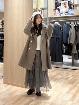 「アイテム（ブーツ）」を使った、cossyさん（レディース・155cm・30代）の冬コーディネート