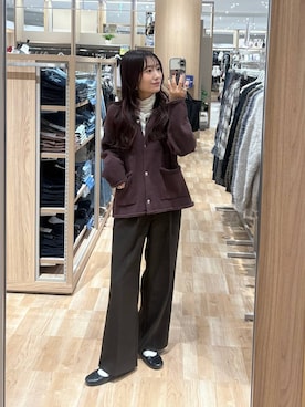 「アイテム（バレエシューズ）」を使った、cossyさん（レディース・155cm・30代）の秋コーディネート