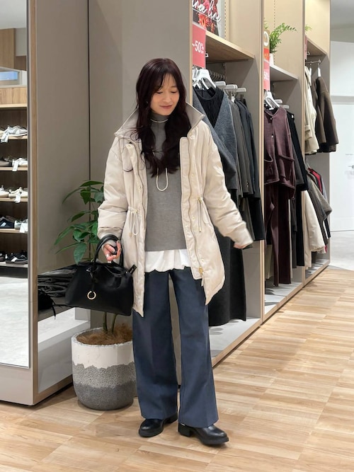 セール】エアリュクスダウンリブブルゾン/495689（ダウンジャケット