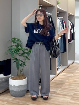 「ウツクシルエット_GLOBAL WORK」｜cossyさん（レディース・155cm）の夏コーディネート