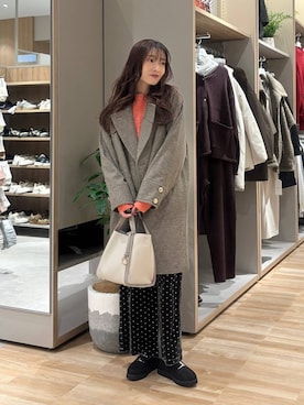 「アイテム（スカート）」を使った、cossyさん（レディース・155cm・30代）の秋コーディネート