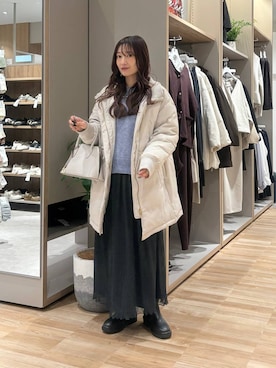 「ハグミーニット_GLOBALWORK」｜cossyさん（レディース・155cm）の秋コーディネート