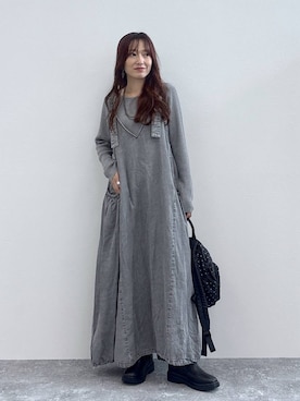 「PAGEBOY（ページボーイ）の【ステンレス素材】ロングボールチェーンネックレス（ネックレス）」を使った、cossyさん（レディース・155cm）の夏コーディネート