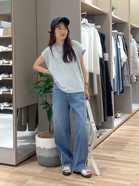 「アイテム（キャップ）」を使った、cossyさん（レディース・155cm・30代）の夏コーディネート