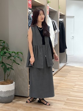 「アイテム（タンクトップ）」を使った、cossyさん（レディース・155cm・30代）の夏コーディネート