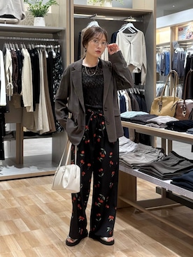 「GLOBAL WORK（グローバルワーク）のアイテム（ジャケット/アウター）」を使った、cossyさん（レディース・155cm）の春コーディネート