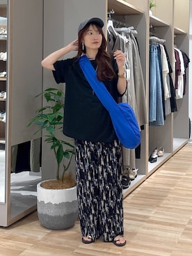 「GLOBAL WORK（グローバルワーク）のアイテム（帽子）」を使った、cossyさん（レディース・155cm）の夏コーディネート