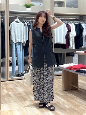 「GLOBAL WORK（グローバルワーク）のアイテム（パンツ）」を使った、cossyさん（レディース・155cm）の夏コーディネート