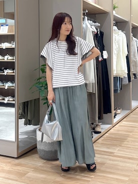 「アイテム（ネックレス）」を使った、cossyさん（レディース・155cm・30代）の夏コーディネート