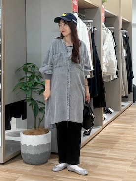 「アイテム（バレエシューズ）」を使った、cossyさん（レディース・155cm・30代）の秋コーディネート