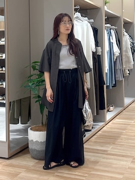 「アイテム（タンクトップ）」を使った、cossyさん（レディース・155cm・30代）の夏コーディネート