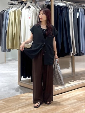「アイテム（パンツ）」を使った、cossyさん（レディース・155cm・30代）の夏コーディネート
