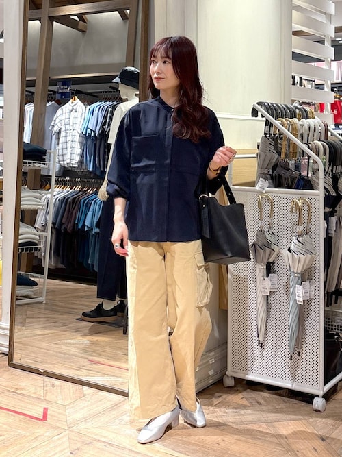 セール】キレイつづくポケットブラウス/147538（シャツ/ブラウス