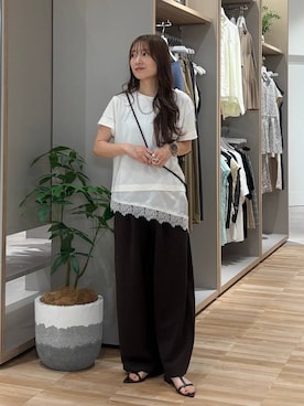 「GLOBAL WORK（グローバルワーク）のアイテム（アクセサリー）」を使った、cossyさん（レディース・155cm）の夏コーディネート