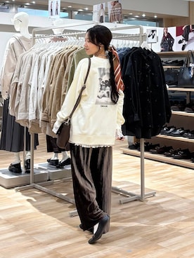 「アイテム（その他トップス）」を使った、cossyさん（レディース・155cm・30代）の秋コーディネート