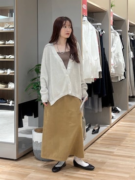 「アイテム（バレエシューズ）」を使った、cossyさん（レディース・155cm・30代）の秋コーディネート