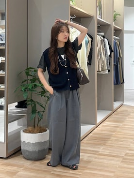 「GLOBAL WORK（グローバルワーク）のアイテム（アクセサリー）」を使った、cossyさん（レディース・155cm）の夏コーディネート