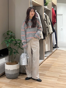 「アイテム（ハンドバッグ）」を使った、cossyさん（レディース・155cm・30代）の秋コーディネート