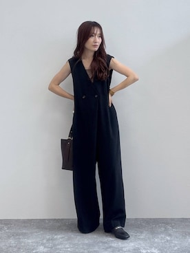 「アイテム（ローファー）」を使った、cossyさん（レディース・155cm・30代）の夏コーディネート