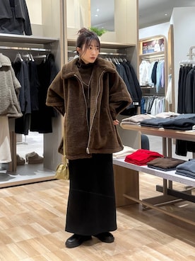 「アイテム（ショルダーバッグ）」を使った、cossyさん（レディース・155cm・30代）の秋コーディネート