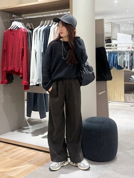 「アイテム（バックパック/リュック）」を使った、cossyさん（レディース・155cm・30代）の秋コーディネート