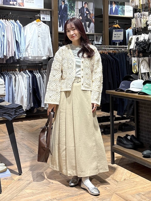 セール】イージーケアチノプリーツスカート/290670（スカート