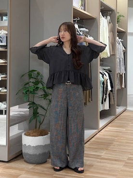 「GLOBAL WORK（グローバルワーク）のアイテム（アクセサリー）」を使った、cossyさん（レディース・155cm）の夏コーディネート