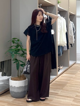 「アイテム（ショルダーバッグ）」を使った、cossyさん（レディース・155cm・30代）の夏コーディネート