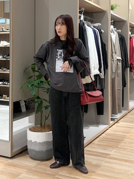 「アイテム（チョーカー）」を使った、cossyさん（レディース・155cm・30代）の秋コーディネート
