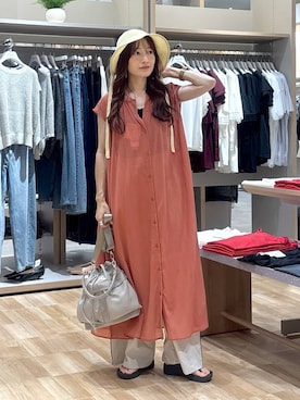 「アイテム（キャミソール）」を使った、cossyさん（レディース・155cm・30代）の夏コーディネート