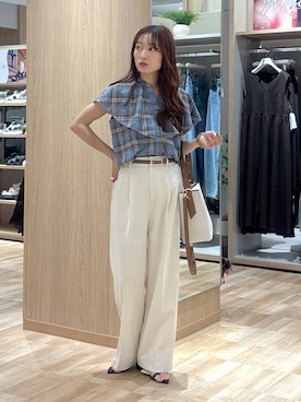 「アイテム（キャミソール）」を使った、cossyさん（レディース・155cm・30代）の夏コーディネート