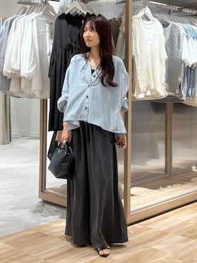「アイテム（シャツ/ブラウス）」を使った、cossyさん（レディース・155cm・30代）の夏コーディネート