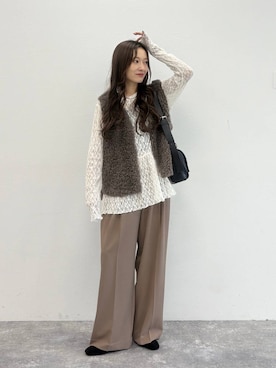 「アイテム（その他トップス）」を使った、cossyさん（レディース・155cm・30代）の秋コーディネート