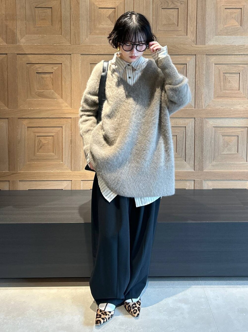 Curensology ワッシャーストライプシャツ　オーバーサイズ　春コーデ Curensology(カレンソロジー)/ワッシャーストライプシャツを使った人気